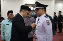 Wakil Wali Kota Muhhammad Fadly Abdina Lantik 54 Pejabat Administrator dan Pengawas di Lingkungan Pemko Tanjungbalai. (Dok-Foto)