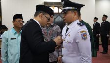 Wakil Wali Kota Muhhammad Fadly Abdina Lantik 54 Pejabat Administrator dan Pengawas di Lingkungan Pemko Tanjungbalai. (Dok-Foto)