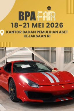 BPA Kejaksaan RI Gelar Lelang Barang Sitaan Tahun 2026