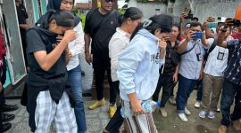 Polisi Gerebek Sebuah Rumah di Tanjungbalai, 35 Orang Pemuda Diduga Terlibat Penipuan Online Berkedok Undian. (Dok-Foto) 