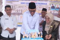 Hadiri Gallery Seni Budaya, Co-Kurrikuler dan Milad SMPN 10 Ke XXI, Plh Wali Kota Tanjungbalai: Jadikan Ajang Kreatifitas Seni Siswa. (Dok-Foto)