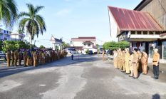 Apel Gabungan Eselon II & III Pemkab Tapteng, Tegakkan Disiplin Lewat Razia Kehadiran