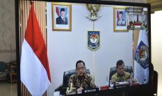 Bupati Tapteng Ikuti Koordinasi Satgas PRR Pascabencana Bersama Mendagri