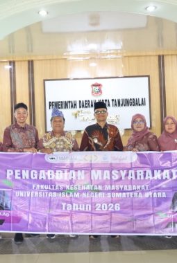 Plh Wali Kota Muhammad Fadly Abdina Terima Kunjungan FKM UINSU Laksanakan Pengabdian Masyarakat Tahun 2026 di Kota Tanjungbalai