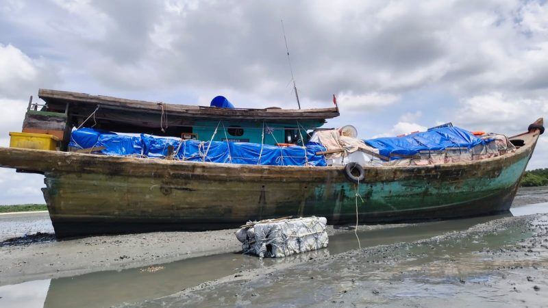 Diduga BC Teluk Nibung Sudah Mengetahui Aktivitas Pemasok Ballpress Melalui Sei Kepayang Timur Sejak Tahun Lalu. (Dok-Foto)