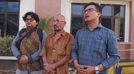 Pengadilan Negeri Sibolga, mempertemukan kedua belah pihak. Faogoaro Gulo sebagai penggugat dan Totonafo Nduru selaku tergugat (Dok-Poto)