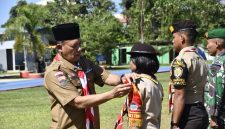 Dalam rangka mewujudkan generasi muda yang memiliki jiwa nasionalisme, kedisiplinan, serta kepemimpinan yang kuat untuk menyongsong Indonesia Emas 2045 (Dok-Poto)