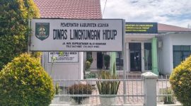 Kantor Dinas Lingkungan Hidup Kabupaten Asahan (Fhoto Dok)