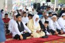 Idul Adha 1447 H, Plh. Wali Kota Tanjungbalai Bersama Warga Shalat di Lapangan Sultan Abdul Jalil Rahmadsyah.  (Dok-Foto)