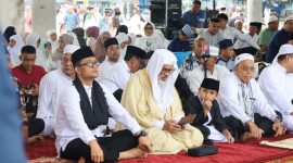 Idul Adha 1447 H, Plh. Wali Kota Tanjungbalai Bersama Warga Shalat di Lapangan Sultan Abdul Jalil Rahmadsyah.  (Dok-Foto)
