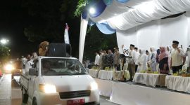 Gema Takbir Bergema di Kota Tanjungbalai, Plh. Wali Kota Bersama Forkopimda Lepas Pawai Takbir Idul Adha 1447 H/2026 M.  (Dok-Foto)