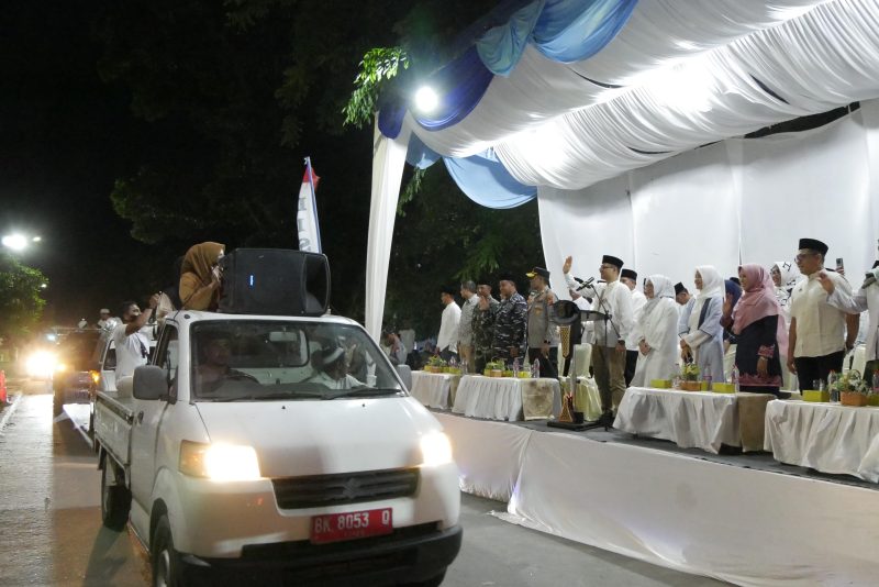 Gema Takbir Bergema di Kota Tanjungbalai, Plh. Wali Kota Bersama Forkopimda Lepas Pawai Takbir Idul Adha 1447 H/2026 M.  (Dok-Foto)