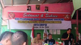 Ketua Melaksanakan Rapat Kerja Cabang (Rakercab) DPC Elang Mas Kota Sibolga (Dok-Poto)