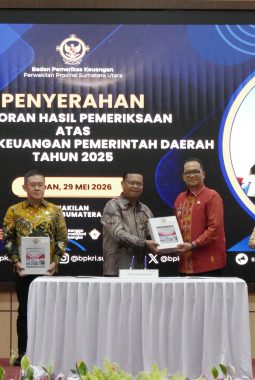 Pemko Tanjungbalai Raih Penghargaan Opini WTP 3 Kali Berturut-turut dari BPK RI.