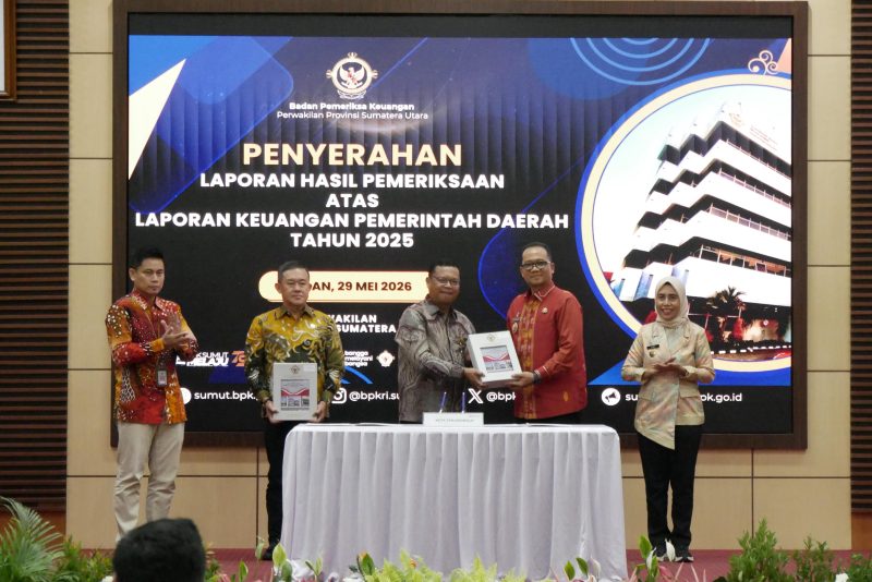 Pemko Tanjungbalai Raih Penghargaan Opini WTP 3 Kali Berturut-turut dari BPK RI.  (Dok-Foto)