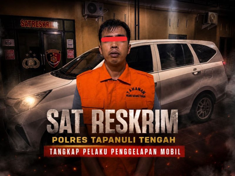 Satuan Reserse Kriminal (Satreskrim) Polres Tapanuli Tengah (Tapteng) berhasil mengungkap kasus dugaan tindak pidana penggelapan satu unit mobil milik korban bernama Dessy Hutagalung (Dok - Poto)