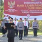 Kepolisian Resor (Polres) Tapanuli Tengah menggelar upacara memperingati Hari Lahir Pancasila tahun 2026 yang berlangsung dengan khidmat di Lapangan Apel Mapolres Tapanuli Tengah (Dok-Poto)