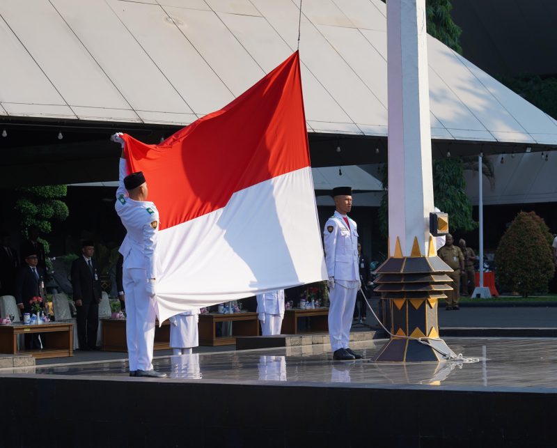 Upacara Peringatan Hari Lahir Pancasila Tahun 2026 di halaman Kantor Gubernur Jawa Tengah, ( Dok - Foto )