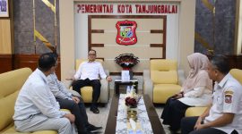 Plh. Wali Kota Muhammad Fadly Abdina Terima Audiensi Kepala Cabang Bank Sumut Tanjungbalai.  (Dok-Foto)