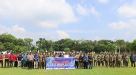 Plh. Wali Kota Pimpin Apel Patroli Gabungan Pencegahan dan Pemberantasan Narkoba di Pintu Masuk Serta Penanggulangan Kenakalan Remaja (Geng Motor) di Kota Tanjungbalai. (Dok-Foto)