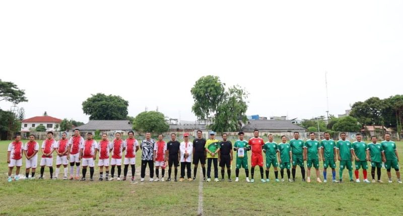 Laga Persahabatan, PS Korpri Tanjungbalai Senior Kalah Atas PS Korpri Binjai Dengan Skor 4-3, Tim Junior di Menangkan PS Korpri Tanjungbalai dengan Skor 1-0.  (Dok-Foto)