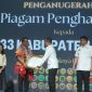 Pemko Tanjungbalai Terima Piagam Penghargaan Dari Menteri Hukum RI Saat Peresmian Posbankum se-Sumut.  (Dok-Foto)