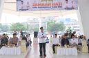 Pemko Tanjungbalai Bersama Forkopimda Sambut Kepulangan Jamaah Haji. (Dok-Foto)