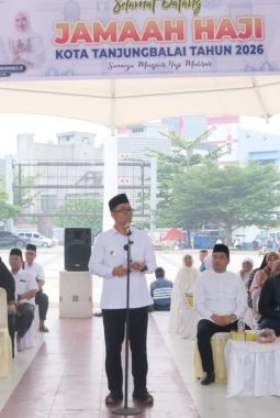 Pemko Tanjungbalai Bersama Forkopimda Sambut Kepulangan Jamaah Haji.