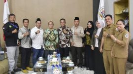 Bupati Masinton Pasaribu pada kesempatan itu menekankan pentingnya menjaga semangat persatuan di tengah perbedaan dan keberagaman suku, adat, budaya serta keyakinan (Dok-Poto)