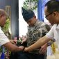 Wali Kota Mahyaruddin Salim Sambut Kunker Wadan Kodaeral I Brigjen TNI Mar Ali Bahar Saragih di Kota Tanjungbalai.  (Dok-Foto)