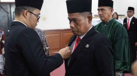 Lantik Pejabat Administrator dan Pengawas, Wakil Wali Kota Tanjungbalai: Tantangan Pemerintahan Yang Semakin Kompleks, Lakukan Inovasi, Lebih Kreatif dan Tepat Menentukan Solusi Terbaik.  (Dok-Foto)