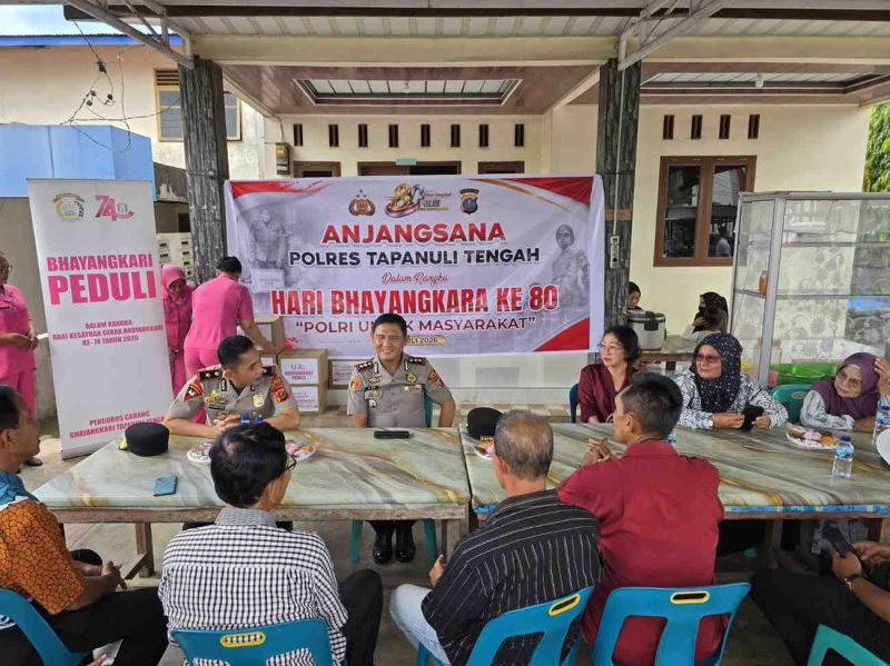 Polres Tapanuli Tengah menggelar kegiatan anjangsana pada Senin (22/6/2026). Kegiatan yang mengusung tema 