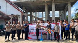Dalam rangka menyambut Hari Bhayangkara ke-80, Kepolisian Resor (Polres) Tapanuli Tengah menggelar kegiatan Bakti Religi pada Jumat (19/6/2026) pagi (Dok-Poto)