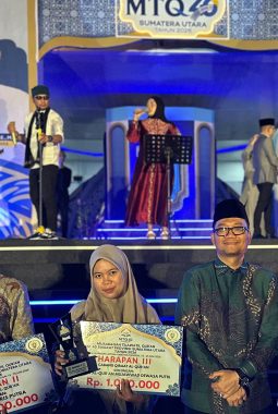 Wakil Wali Kota Tanjungbalai Hadiri Penutupan MTQ Ke-40 Provinsi Sumatera Utara.