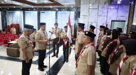 Wakil Wali Kota Hadiri Pelantikan Antar Waktu Pengurus Gerakan Pramuka Kwarcab Kota Tanjungbalai Masa Bakti 2021-2026.  (Dok-Foto)