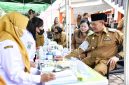 Mahmud Efendi, pada Senin 29 Juni 2026, secara resmi membuka rangkaian kegiatan Cek Kesehatan Gratis (CKG), Skrining Terduga Tuberkulosis (TB) (Dok-Poto)