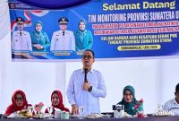 Wakil Wali Kota Muhammad Fadly Abdina Terima Kunjungan Tim Monitoring TP. PKK Provinsi Sumatera Utara di Empat Kecamatan Di Wilayah Kota Tanjungbalai. (Dok-Foto)