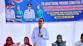 Wakil Wali Kota Muhammad Fadly Abdina Terima Kunjungan Tim Monitoring TP. PKK Provinsi Sumatera Utara di Empat Kecamatan Di Wilayah Kota Tanjungbalai. (Dok-Foto)