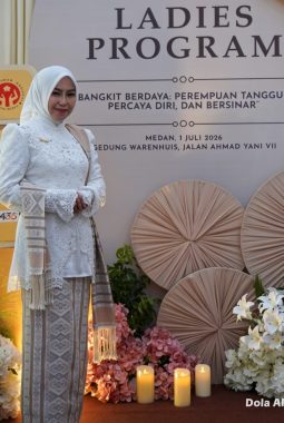 Ketua TP PKK Kota Tanjungbalai Hadiri Ladies Program Dalam Rakernas XVIII APEKSI 2026 di Kota Medan.