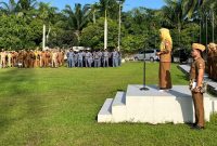 Pimpin Apel Pemerintahan, Sekda Kota Tanjungbalai Ingatkan ASN Pentingnya Disiplin, Inovasi dan Integritas Dalam Pelayanan Publik Kepada Masyarakat. (Dok-Foto)
