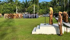 Pimpin Apel Pemerintahan, Sekda Kota Tanjungbalai Ingatkan ASN Pentingnya Disiplin, Inovasi dan Integritas Dalam Pelayanan Publik Kepada Masyarakat. (Dok-Foto)