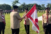 Wakil Wali Kota Muhammad Fadly Abdina Lepas Kontingen Kwarcab Kota Tanjungbalai Ikuti Jambore Daerah Sumut XI Tahun 2026. (Dok-Foto)