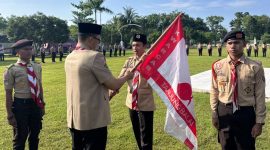 Wakil Wali Kota Muhammad Fadly Abdina Lepas Kontingen Kwarcab Kota Tanjungbalai Ikuti Jambore Daerah Sumut XI Tahun 2026. (Dok-Foto)