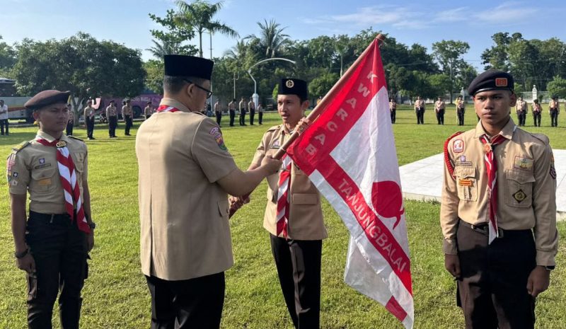 Wakil Wali Kota Muhammad Fadly Abdina Lepas Kontingen Kwarcab Kota Tanjungbalai Ikuti Jambore Daerah Sumut XI Tahun 2026. (Dok-Foto)