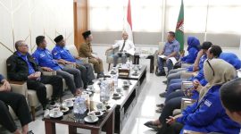 Wali Kota Mahyaruddin Salim Terima Audiensi Pengurus DPC Partai Demokrat Kota Tanjungbalai, Bahas Kolaborasi dan Sinergitas Gerakan Indonesia ASRI. (Dok-Foto)