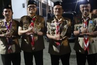 Ikuti Kegiatan JAMDASU XI Tahun 2026, Wali Kota Mahyaruddin Salim Beri Motivasi dan Semangat Kontingen Kwarcab Tanjungbalai. (Dok-Foto)