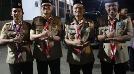 Ikuti Kegiatan JAMDASU XI Tahun 2026, Wali Kota Mahyaruddin Salim Beri Motivasi dan Semangat Kontingen Kwarcab Tanjungbalai. (Dok-Foto)