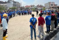 Kolaborasi Pemko Tanjungbalai dan DPC Partai Demokrat Gelar Gotong Royong Bersama Sukseskan Gerakan Langit Biru Indonesia ASRI. (Dok-Foto)