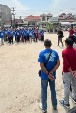 Kolaborasi Pemko Tanjungbalai dan DPC Partai Demokrat Gelar Gotong Royong Bersama Sukseskan Gerakan Langit Biru Indonesia ASRI.