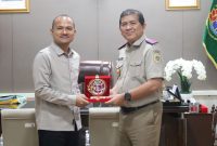 Wali Kota Tanjungbalai Bertemu Kepala Kanwil BPN Provsu Bahas Percepatan Penyusunan NPGT dan Sertifikasi Aset Daerah.(Dok-Foto)